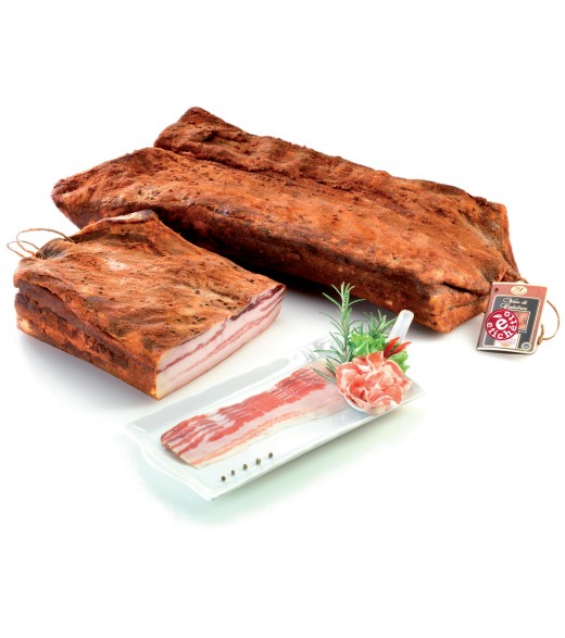 Pancetta Tesa al Peperoncino DOP di Calabria