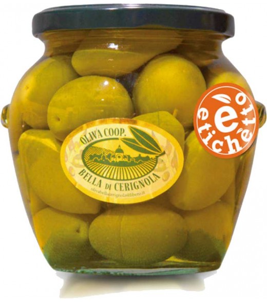 Olive Belle di Cerignola in salamoia 
