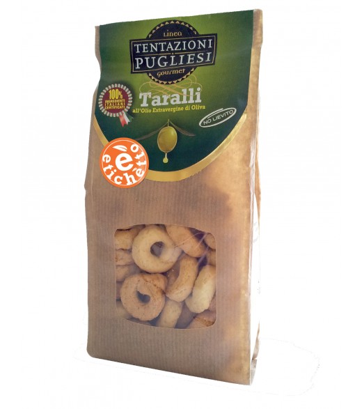 Taralli Classici all’Olio Extra Vergine di Oliva 100% Italia